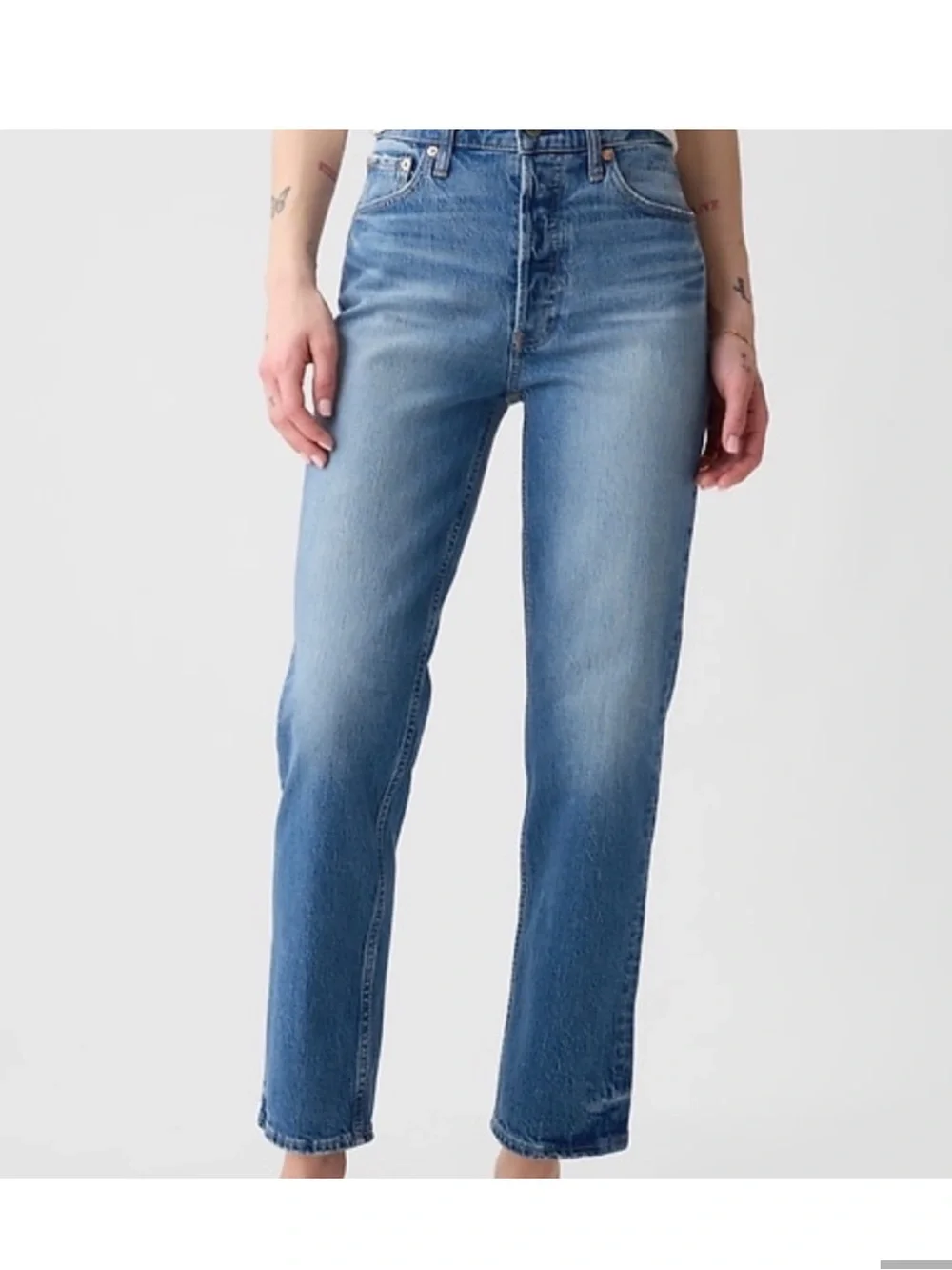 Gap cheeky straight high rise jeans, size 18 - Picture 1 of 9